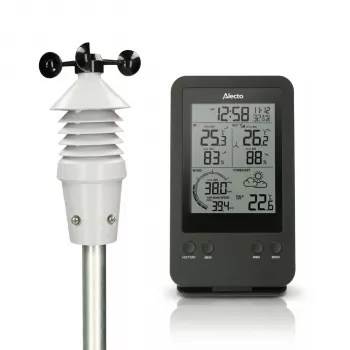 Alecto WS-3400 Professionaalne ilmajaam juhtmevaba 5-in-1 anduriga