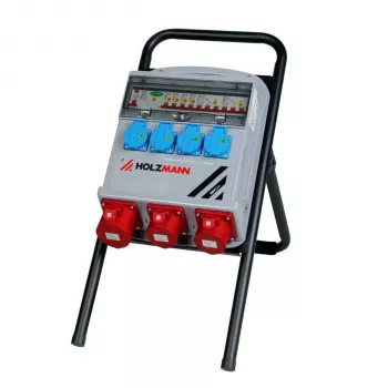 Holzmann SSV32A 32A 400V CEE voolujaotuskarp RCD ja 7 pistikupesaga