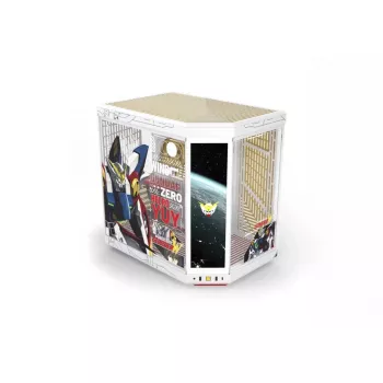 HYTE Y70 Touch Infinite Gundam Wing Edition Mid-Tower korpus, kahekordne karastatud klaas, 4K puuteekraan, valge
