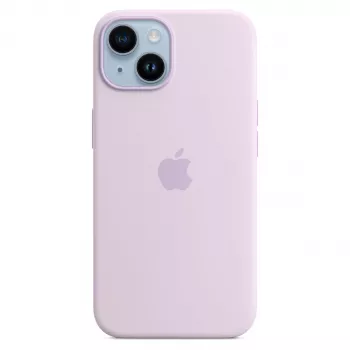Apple iPhone 14 silikoonist ümbris MagSafe'iga - Lilla (MPRY3ZM/A)