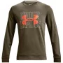 Under Armour UA Rival Terry Logo Crew meeste dressipluus metsaroheline