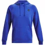 Under Armour meeste Rival Fleece kapuutsiga dressipluus Academy Blue