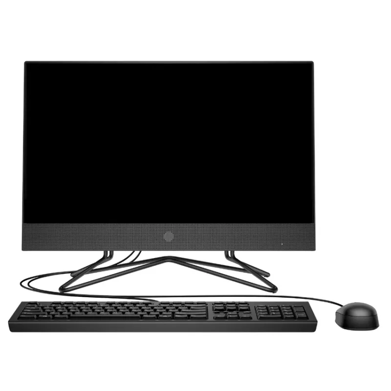 HP 200 G4 AiO 21,5 tolli Full HD All-in-One arvuti, Intel Core i3-10110U, 4GB muutmälu, 256GB SSD, Windows 10 Home, must