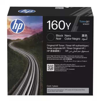 HP 160Y originaalne eriti suure tootlusega must toonerikassett (W1600Y) printeritele LaserJet M110w/M140w