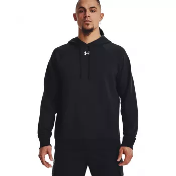Under Armour meeste Rival Fleece kapuutsiga dressipluus must 2XL