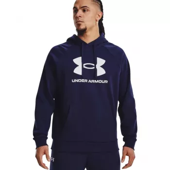 Under Armour Rival Fleece Logo HD meeste dressipluus, mereväesinine 1379758 410 XL