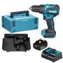 Makita DHP490SF1J 18V LXT Harjata kombineeritud puur koos 3.0Ah akuga, laadija ja Makpaci kohvriga