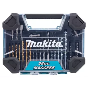 Makita E-22573 38-osaline puur- ja kruvikeeraja otsikute komplekt HSS-G, puidu- ja müüritistrellidega