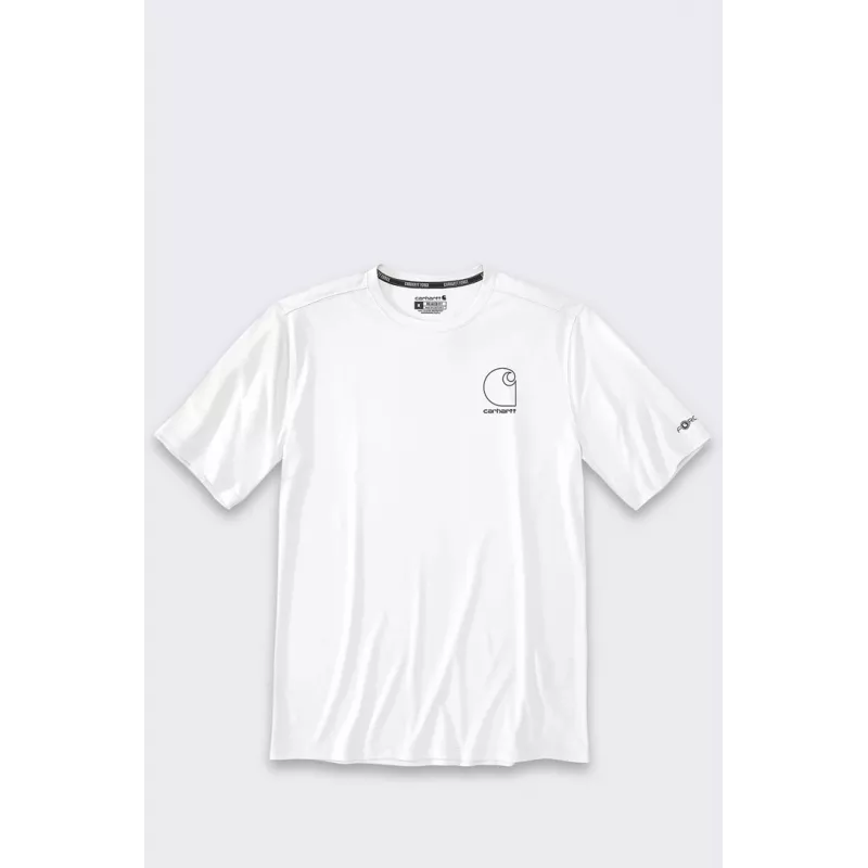 Sun Defender Lightweight Logo Lühikeste Varrukatega T-särk Valge