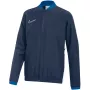 Nike Dri-FIT Academy 25 laste täispikkade tõmblukuga dressipluus mereväesinine