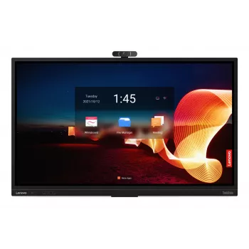 Lenovo ThinkVision T75 75-tolline 4K UHD interaktiivne puuteekraan LED-taustvalgustusega - must