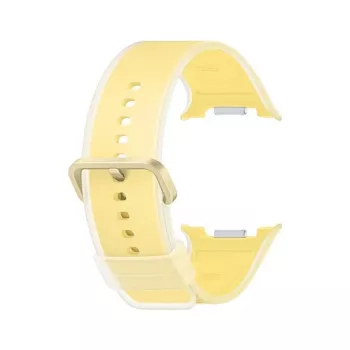 Samsung Misty Band M/L Galaxy Watch9 (Watch8) jaoks - kollane fluorokummist spordirihm