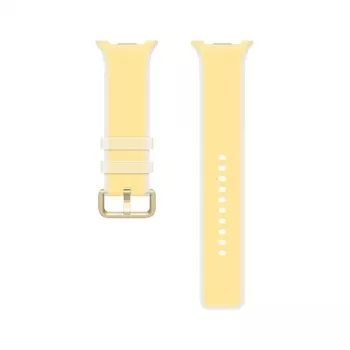 Samsung Misty Band M/L Galaxy Watch9 (Watch8) jaoks - kollane fluorokummist spordirihm