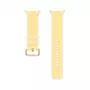 Samsung Misty Band M/L Galaxy Watch9 (Watch8) jaoks - kollane fluorokummist spordirihm