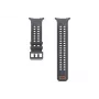 Samsung Marine Band (S/M/L) Galaxy Watch Ultra2 jaoks - must fluorokummist nutikella rihm D-lukuga, 22mm, veekindel