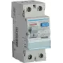 HAGER CDA263J RCCB rikkevoolukaitselüliti 1P+N 63A 30mA Tüüp A 6kA 230V 2-moodul DIN-liist