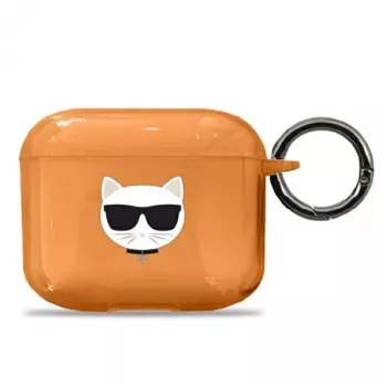 Karl Lagerfeld KLA3UCHFO AirPods 3 kate Orange Choupette