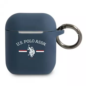 U.S. Polo Assn. US Polo USACA2SFGV AirPods 1/2 ümbris mereväesinine