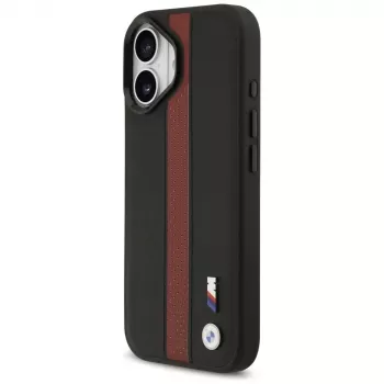 BMW M Perforated Stripe Logo MagSafe kate iPhone 17 jaoks - Punane