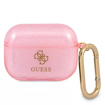 Guess GUAPUCG4GP AirPods Pro ümbris Roosa Glitter kollektsioon
