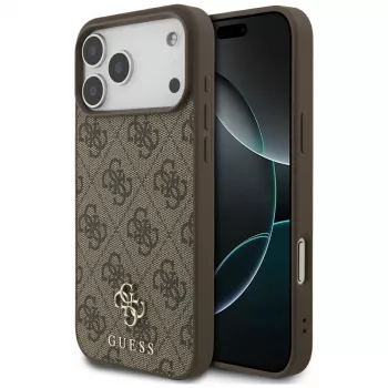 GUESS 4G Small Classic Logo MagSafe-kate iPhone 18 Pro Max / 17 Pro Max jaoks - pruun