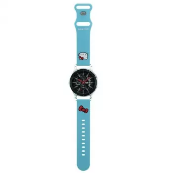 Hello Kitty universaalne silikoonist kellarihm Kitty Head sinine 22mm