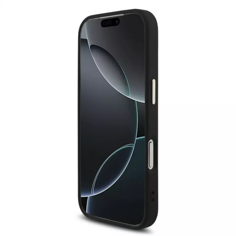 GUESS 4G Big Logo Classic kõva kate iPhone 17 Pro / 18 Pro jaoks - must ja kuldne