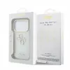 GUESS 4G Script Metal kaitsekate iPhone 18 Pro Max / 17 Pro Max jaoks - Valge
