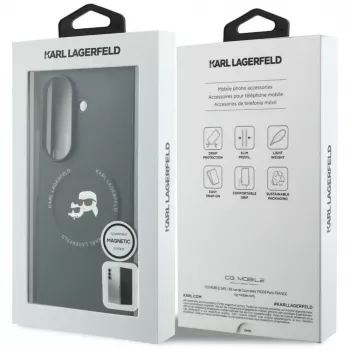 Karl Lagerfeld Karl & Choupette Pins MagSafe-ümbris Samsung Galaxy Z Fold 8 Ultra jaoks - must