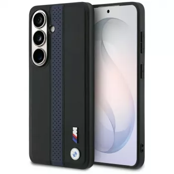 BMW Perforated Stripe Logo MagSafe ümbris Samsung Galaxy S26 jaoks - sinine