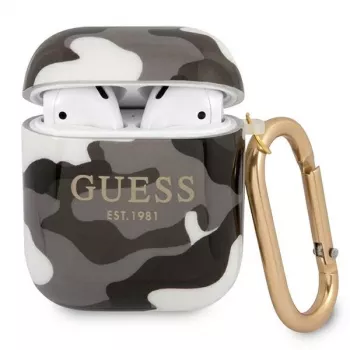Guess GUA2UCAMG AirPods 1/2 kate must kamuflaažikollektsioon