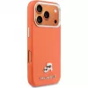 Karl Lagerfeld Karl & Choupette Head Pins Saffiano MagSafe ümbris iPhone 17 Pro Max – oranž