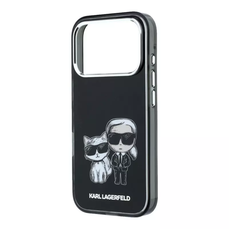 Karl Lagerfeld IML Karl & Choupette Bodies Sketch Print MagSafe kate iPhone 18 Pro / 17 Pro jaoks - Must
