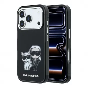 Karl Lagerfeld IML Karl & Choupette Bodies Sketch Print MagSafe kate iPhone 18 Pro / 17 Pro jaoks - Must