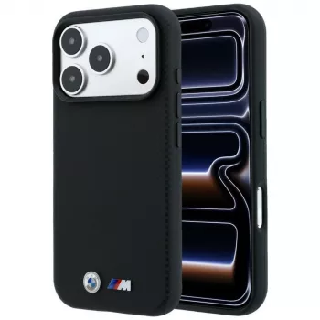 BMW M Quadrille Kevlar Metal Logo MagSafe Case for iPhone 18 Pro Max / 17 Pro Max - Must