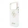 GUESS IML 4G Script Metal kest iPhone 15 Pro jaoks, valge