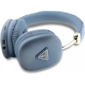 GUESS 4G Triangle Logo juhtmevabad kõrvaklapid Bluetooth 5.3 sinine