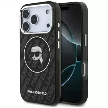 Karl Lagerfeld IML Karl Head Logo MagSafe kate iPhone 17 Pro jaoks - must