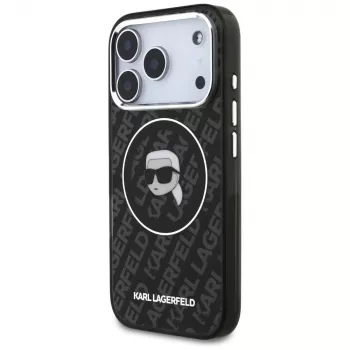 Karl Lagerfeld IML Karl Head Logo MagSafe kate iPhone 17 Pro jaoks - must