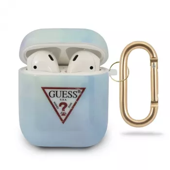 GUESS GUACA2TPUMCGC02 AirPods 1/2 kate sinine Tie & Dye kollektsioon