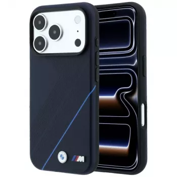 BMW M Tire Track Blue Line MagSafe ümbris iPhone 18 Pro Max / 17 Pro Max jaoks - mereväesinine