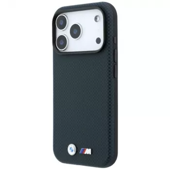 BMW M Quadrille Kevlar metallist logo MagSafe ümbris iPhone 18 Pro / 17 Pro jaoks - tumesinine