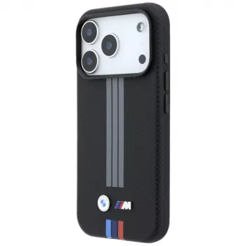 BMW M Quadrille Kevlar Antratsiit & Tricolor Print Lines MagSafe ümbris iPhone 18 Pro / 17 Pro jaoks