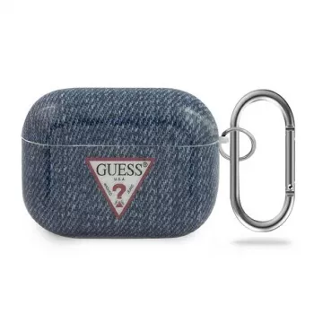 GUESS AirPods Pro kate tumesinine teksakollektsioon