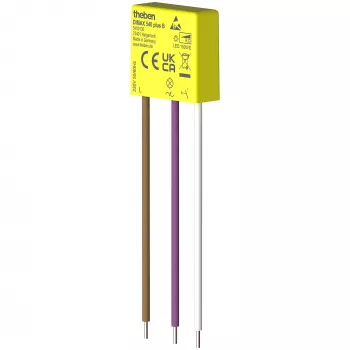 THEBEN THE DIMAX 540 plus B Universaalne seinakarp-pimendi hõõglampidele, halogeen- ja LED-lampidele, 400 W, nuppjuhtimine, valge