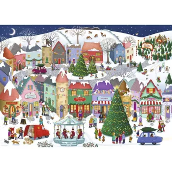 Ravensburger pusle Enchanted Christmas Town (1000 tükki)