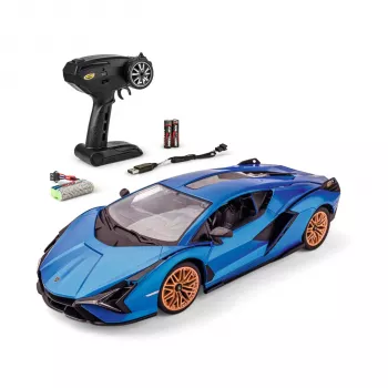 Tamiya Carson 1:14 Lamborghini Sian FKP 37 2.4GHz RTR RC Auto Sinine