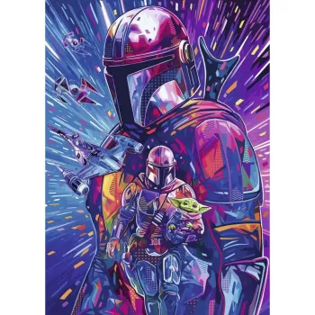 RAVENSBURGER Pusle Star Wars Hyper Space Collection: The Mandalorian (500 tükki, suured tükid)