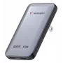 Verbatim Slim GaN laadija 2 porti 65W (EU/UK/US) Hall