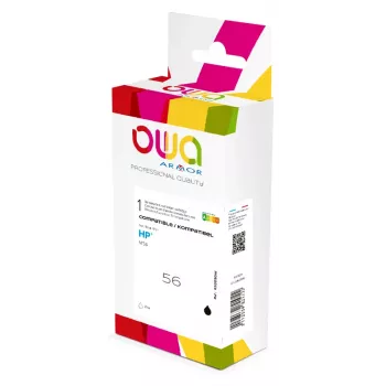 Armor OWA ühilduv HP 56 must suure mahutavusega tindikassett C6656A 21ml